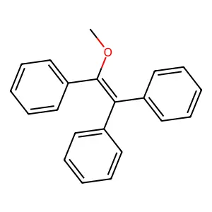 (1-Methoxy-2,2-diphenylethenyl)benzene structure