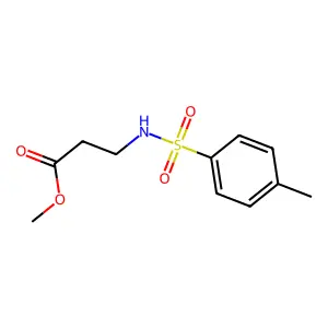 Methyl 3-(4-methylbenzenesulfonamido)propanoate structure