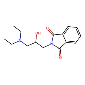 1H-Isoindole-1,3(2H)-dione, 2-[3-(diethylamino)-2-hydroxypropyl]- structure