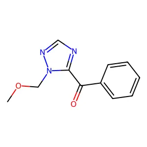 [1-(Methoxymethyl)-1H-1,2,4-triazol-5-yl](phenyl)methanone structure