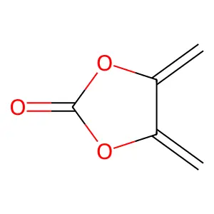 1,3-Dioxolan-2-one, 4,5-bis(methylene)- structure