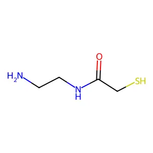 N-(2-aminoethyl)-2-sulfanylacetamide structure