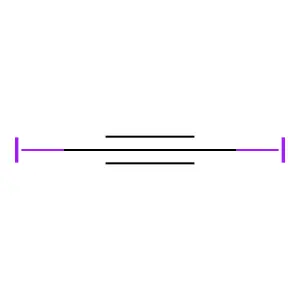 二碘乙炔 structure