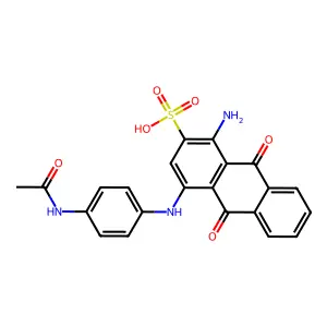C.I. Acid Blue 40 structure