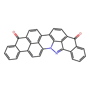 Anthra(2,1,9-mna)benz(6,7)indazolo(2,3,4-fgh)acridine-5,10-dione structure