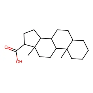 Androstane-17-carboxylic acid structure