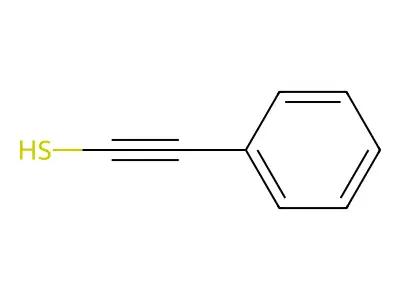 Ethynethiol, phenyl- structure