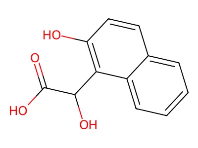 2-hydroxy-2-(2-hydroxynaphthalen-1-yl)acetic Acid structure