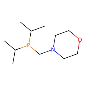 Morpholine, 4-[[bis(1-methylethyl)phosphino]methyl]- structure