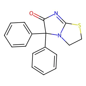 5,5-Diphenyl-2,3-dihydroimidazo[2,1-b][1,3]thiazol-6(5H)-one structure