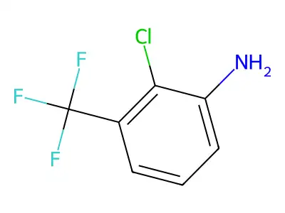 2-Chloro-3-(trifluoromethyl)aniline structure
