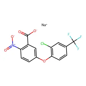 Acifluorfen sodium structure