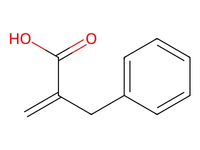 2-苄基丙烯酸 structure