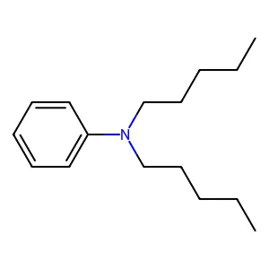 N,N-Dipentylaniline structure