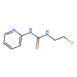 Urea, 1-(2-chloroethyl)-3-(2-pyridyl)- structure