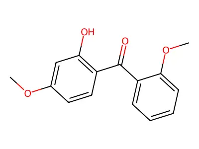 2-Hydroxy-4-methoxy-2'-methoxybenzophenone structure