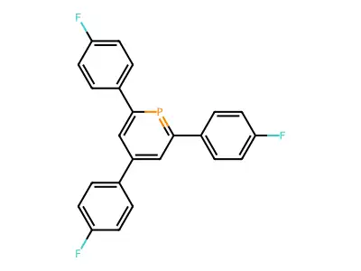 2,4,6-Tris(4-fluorophenyl)phosphinine structure