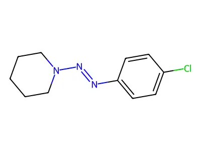 1-(4-Chlorophenylazo)piperidine structure