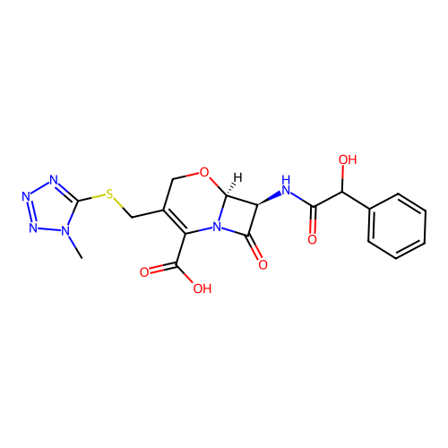 Oxacefamandole structure