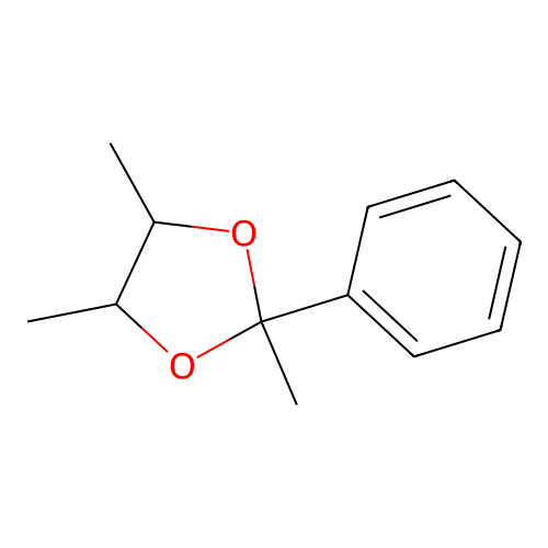 2,4,5-Trimethyl-2-phenyl-1,3-dioxolane structure