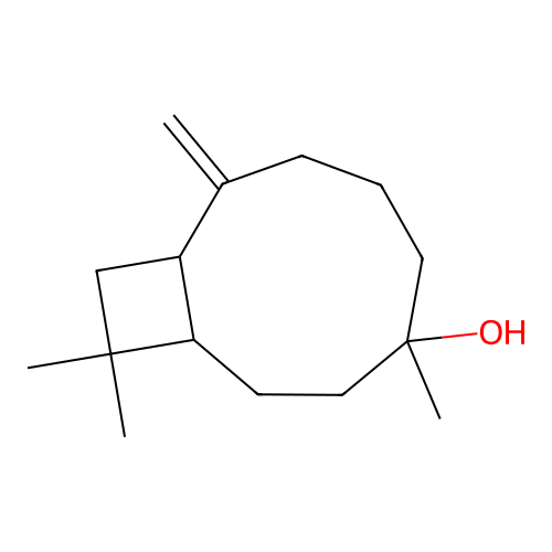 Beta-caryophyllene hydrate structure