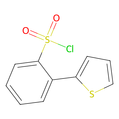 2-Thiophen-2-ylbenzenesulfonyl chloride structure