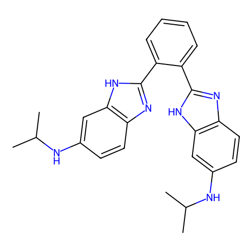 2,2'-(1,2-phenylene)bis(N-isopropyl-1H-benzo[d]imidazol-6-amine) structure