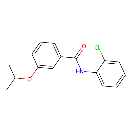 N-(2-chlorophenyl)-3-(propan-2-yloxy)benzamide structure