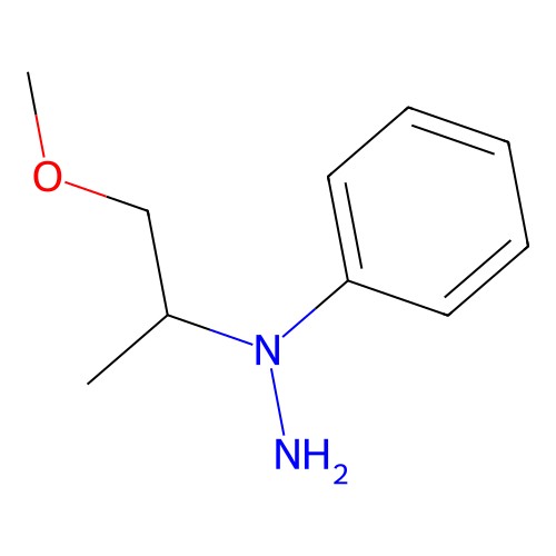 1-[1-Methyl-2-(methyloxy)ethyl]-1-phenylhydrazine structure