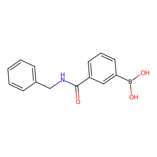 3-(N-Benzylaminocarbonyl)phenylboronic acid structure