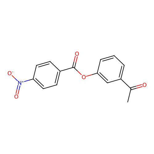 Ethanone, 1-[3-[(4-nitrobenzoyl)oxy]phenyl]- structure