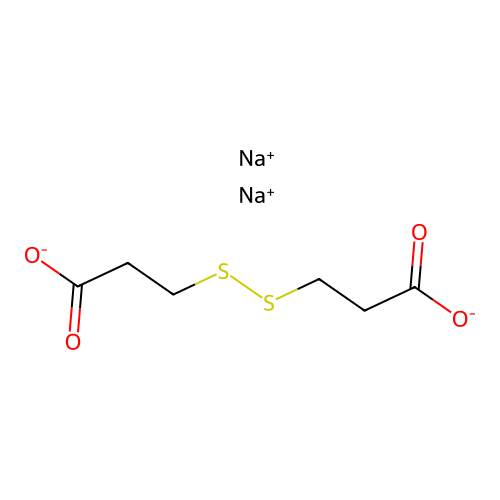 Disodium 3,3'-dithiobispropionate structure