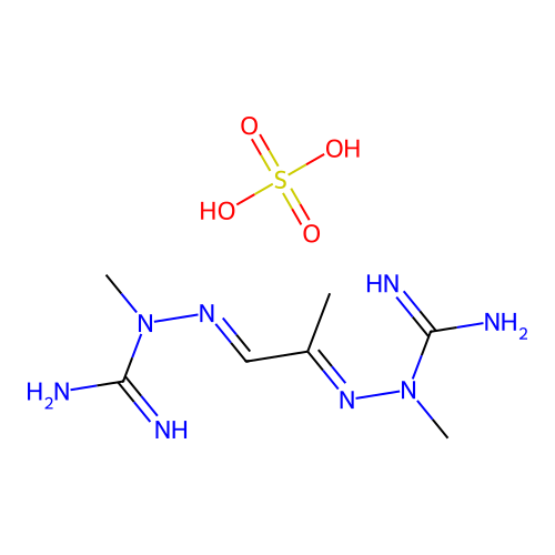 C7H16N8.xH2O4S structure