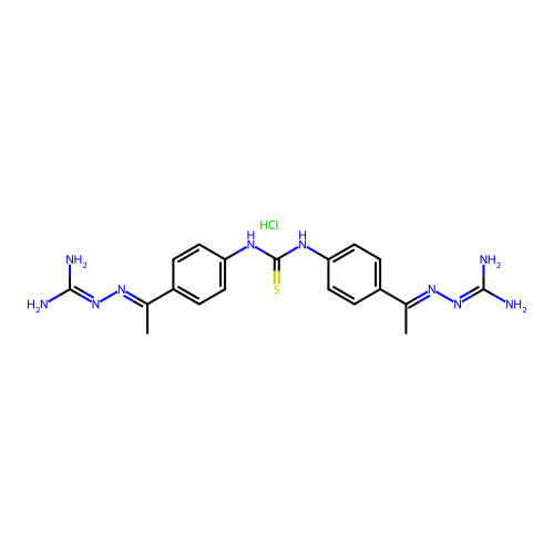 C19H24N10S.xClH structure