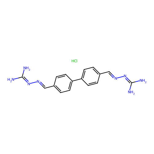 C16H18N8.xClH structure