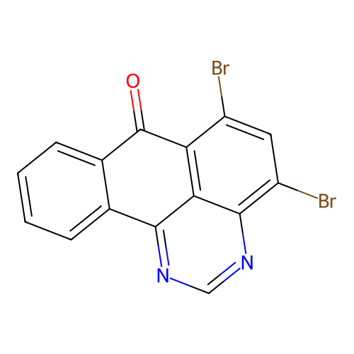 4,6-Dibromobenzo[e]perimidin-7-one structure