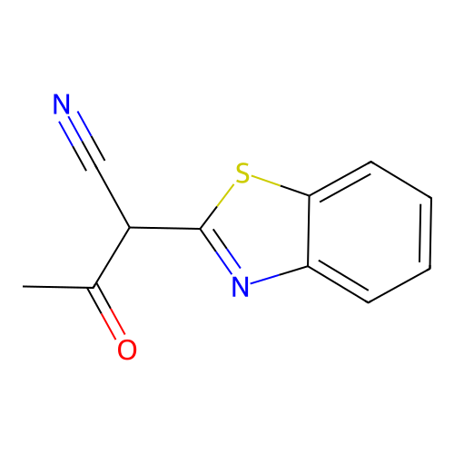 2-(1,3-Benzothiazol-2-yl)-3-oxobutanenitrile structure