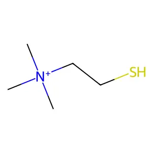 Trimethyl(1-sulfanylethyl)azanium structure