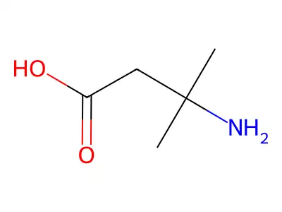 3-Amino-3-methylbutanoic acid structure