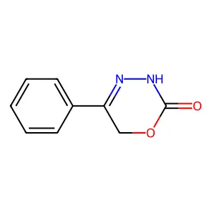 2H-1,3,4-Oxadiazin-2-one, 3,6-dihydro-5-phenyl- structure
