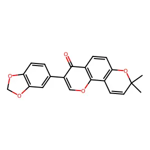 Calopogoniumisoflavone B structure