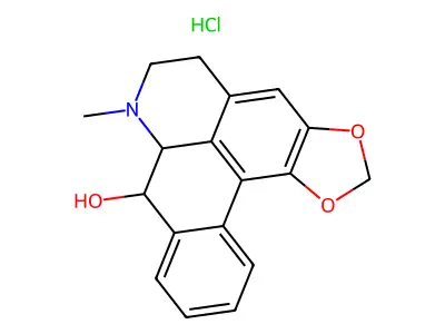 橄榄灵碱 structure