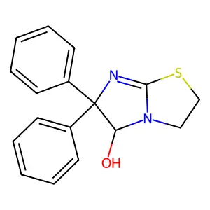 6,6-Diphenyl-2,3,5,6-tetrahydroimidazo[2,1-b][1,3]thiazol-5-ol structure