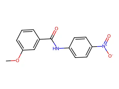 3-methoxy-N-(4-nitrophenyl)benzamide structure