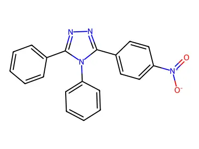 4H-1,2,4-Triazole, 3-(4-nitrophenyl)-4,5-diphenyl- structure