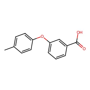 3-(4-Methylphenoxy)benzoic acid structure