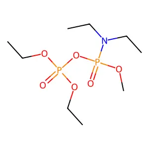 Diethyl methyl diethylamidodiphosphate structure