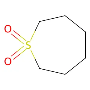 Thiepane, 1,1-dioxide structure