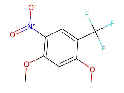 1,5-Dimethoxy-2-nitro-4-(trifluoromethyl)benzene structure