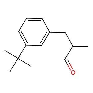 3-(3-tert-Butylphenyl)-2-methylpropanal structure